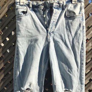Wild Fable Light Washed Hole Blue Jeans - Women's 12